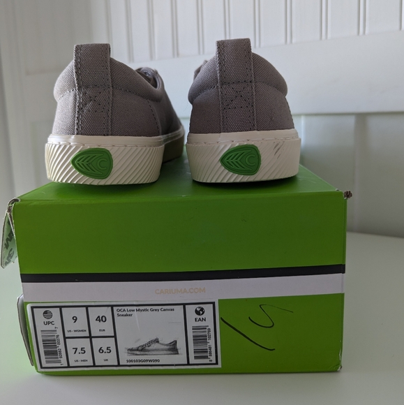 Cariuma OCA Low Mystic Grey sneakers. Size 9/EU 40 - Picture 5 of 5